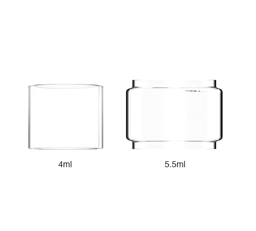 Penggantian Pyrex Glass Tube Untuk Zeus Dual / Zeus X 5.5ml Bulb Glasses Untuk Vape Tank