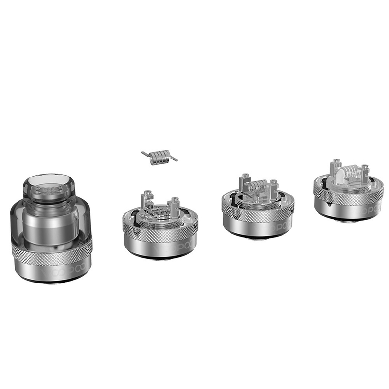 26 x 46,5 mm Tangki Pod Voopoo Rta 2ml 510 Penggantian Tangki Pnp Benang