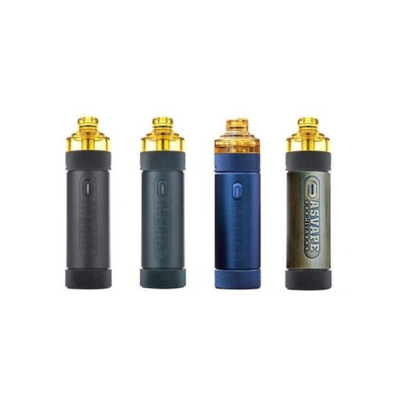 Kit Pemula Sistem Pod Asvape Hita 30w 1000mah Karbon Hitam Mech Rba Pod Kit