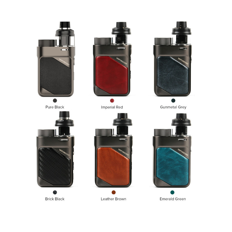 Kotak Mod Perangkat Rokok E Vaporesso Swag Px80 Pod Mod Kit Single 18650 Baterai Gtx 0.2 0.3 Coil