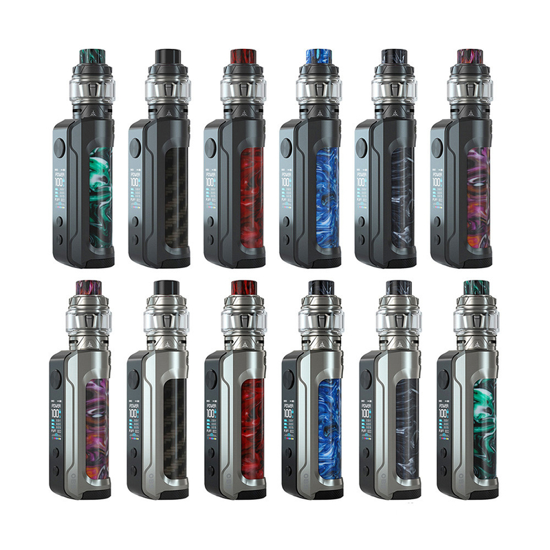OBS ENGINE 100W Box Mod Kits Tunggal 18650 20700 21700 Baterai 810 Resin Drip Tip
