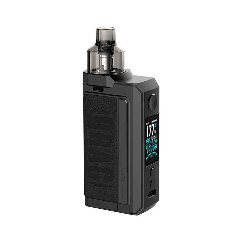 Dual 18650 Pod Mod 177w Kotak Mod Kit Pnp Coils Voopoo Drag Max Vape
