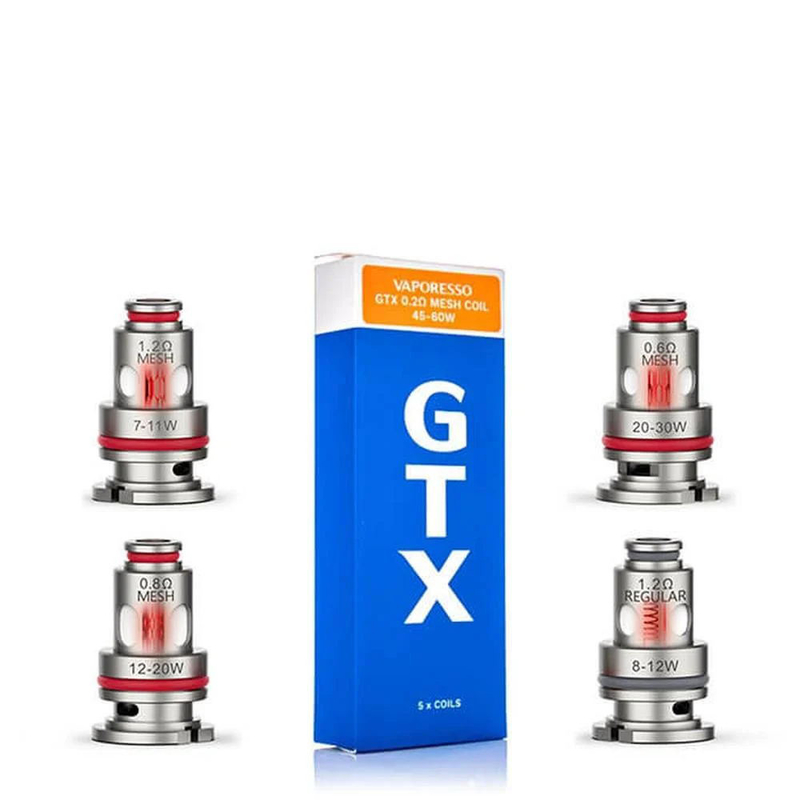 Vaporesso Gtx Coil 5 pcs Target Pm80 Gtx Core Penggantian Vape Mesh Coil 35g
