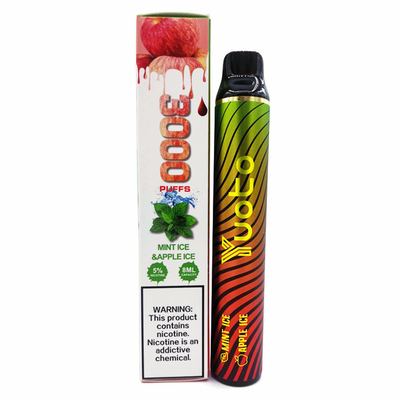 Vape Pod Rasa Sekali Pakai 3000 Puff 1650mah 8ml Dual Flavour Yuoto Switch