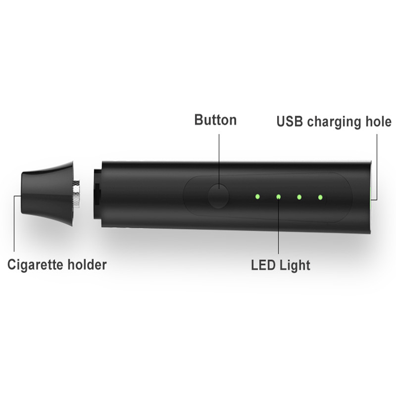 Kotak Hadiah Dry Herb Vaporizer Hugo Vapor Delta Drying Vaporizer Kit 2200mah