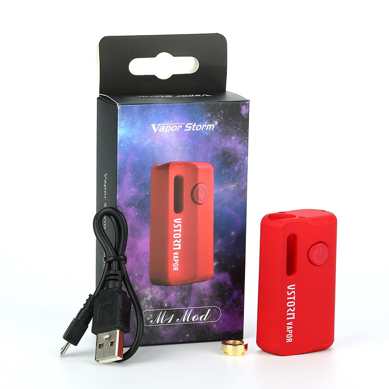 Vapor Storm M1 VV 800mah Dibangun Di Kotak Baterai Mod Cbd Vape Mods