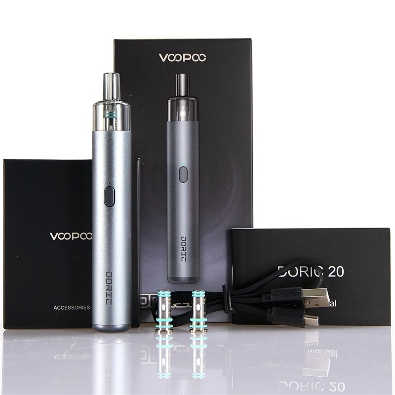 1500mah ITO Coil Vape Pod Isi Ulang Voopoo Doric 20 2ml E Rokok Vaper
