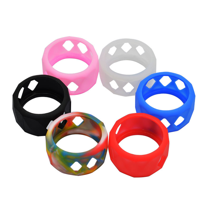 Cincin Silikon Vape Food Grade / Karet Gelang Silikon Warna-warni 25mm Rokok