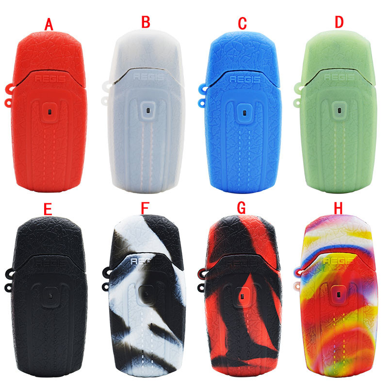 Silicone E Cig Pelindung Case Geekvape Aegis Pod Tekstur Penutup Lengan Pelindung Kulit 25g
