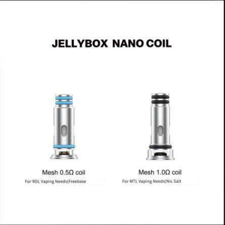 Lelote Jellybox Nano Coil Pengganti Untuk Rincoe Jellybox SE / Nano X / Air X Kit 1.0Ω / 0.5Ω