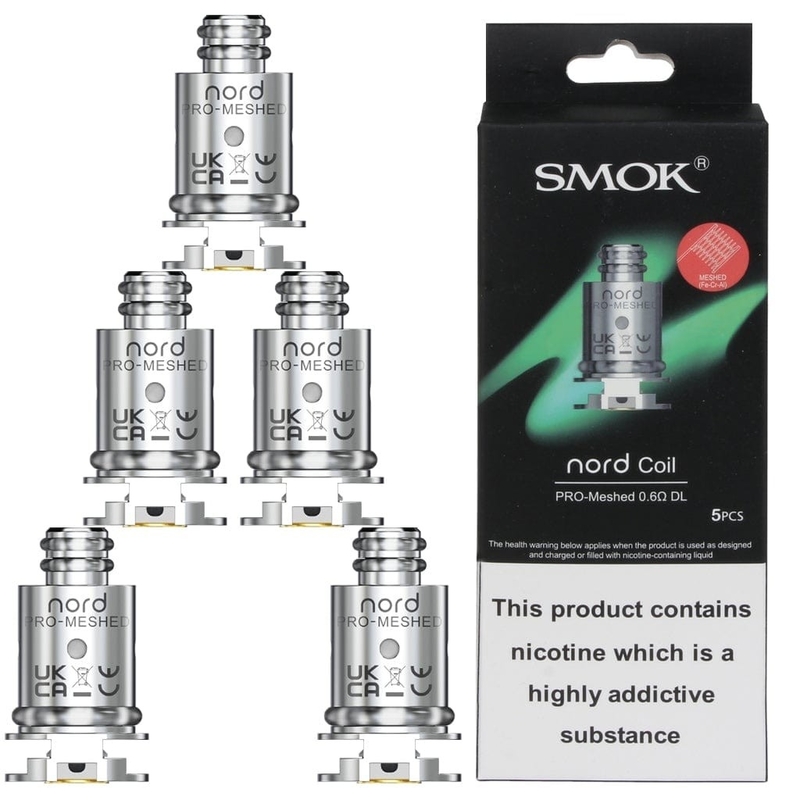Smok Nord Pro Coil 5pcs Vape Coil Penggantian Mesh Coil Untuk DL / MTL