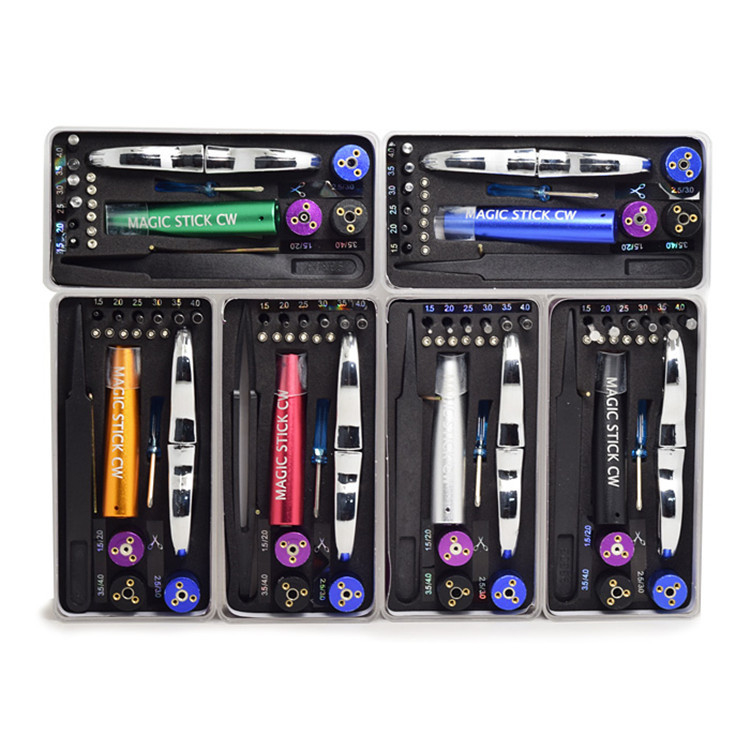 Rokok Elektronik Aksesoris Coil Vape Winder Tool Kit DIY Vaping Sub Ohm Alat Pinset 6 - In - 1
