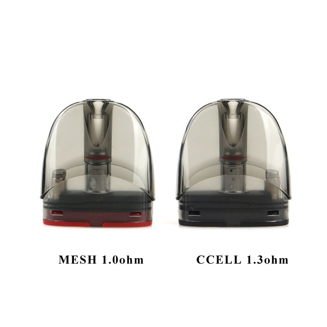 2pcs Mesh 1.0ohm Vaporesso Zero 2 Cartridge Visible Pod Sistem Pengisian PTF