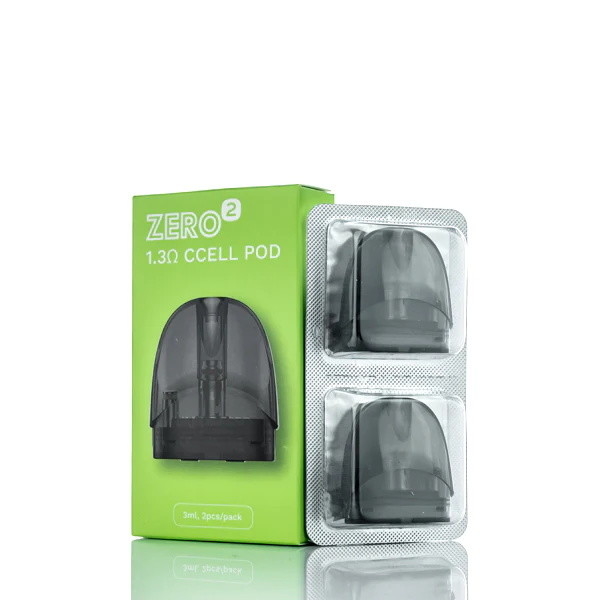 Vaporesso Zero 2 Kartrid Pod Vape Kosong 2 Buah Ccell 1,3ohm (Pod Jaring 1,0ohm)