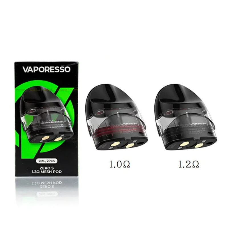 Vaporesso Zero S Cartridge 2ml 1.2ohm Top Mengisi Kartrid Pod Kosong MTL Vaping