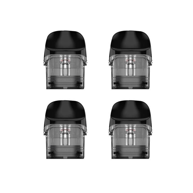 Vaporesso Luxe QS Kosong Kartrid Pod 2ml 0.6ohm 1.0ohm 4pcs Untuk Luxe QS Kit / Luxe Q Kit