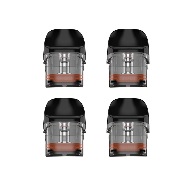 Vaporesso Luxe QS Kosong Kartrid Pod 2ml 0.6ohm 1.0ohm 4pcs Untuk Luxe QS Kit / Luxe Q Kit