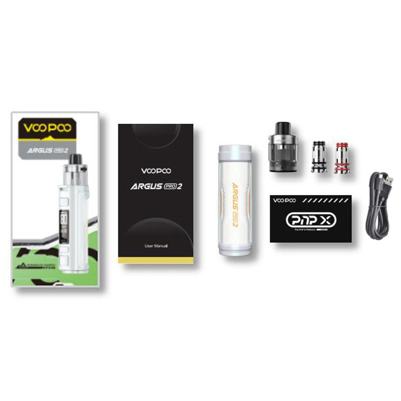 Voopoo Argus Pro 2 Pod Mod Kit 3000mAh Baterai bawaan 5ml PnP X 0.15ohm 0.3ohm kumparan