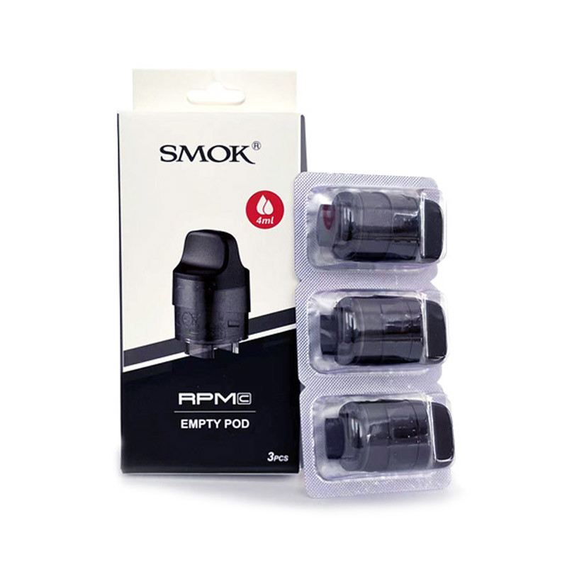SMOK RPM C Empty Pod Cartridge 4ml 3pcs/package Jenis Kemasan Standar