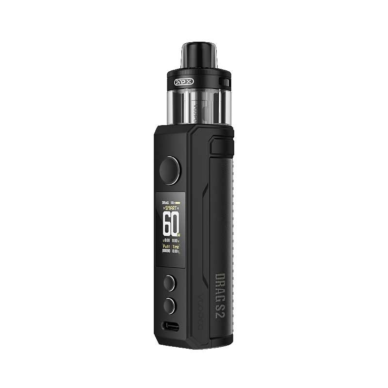 Voopoo drag s2 Pod Mod kit 60w dengan PnP X Cartridge DTL / MTL 2500mAh 5ml