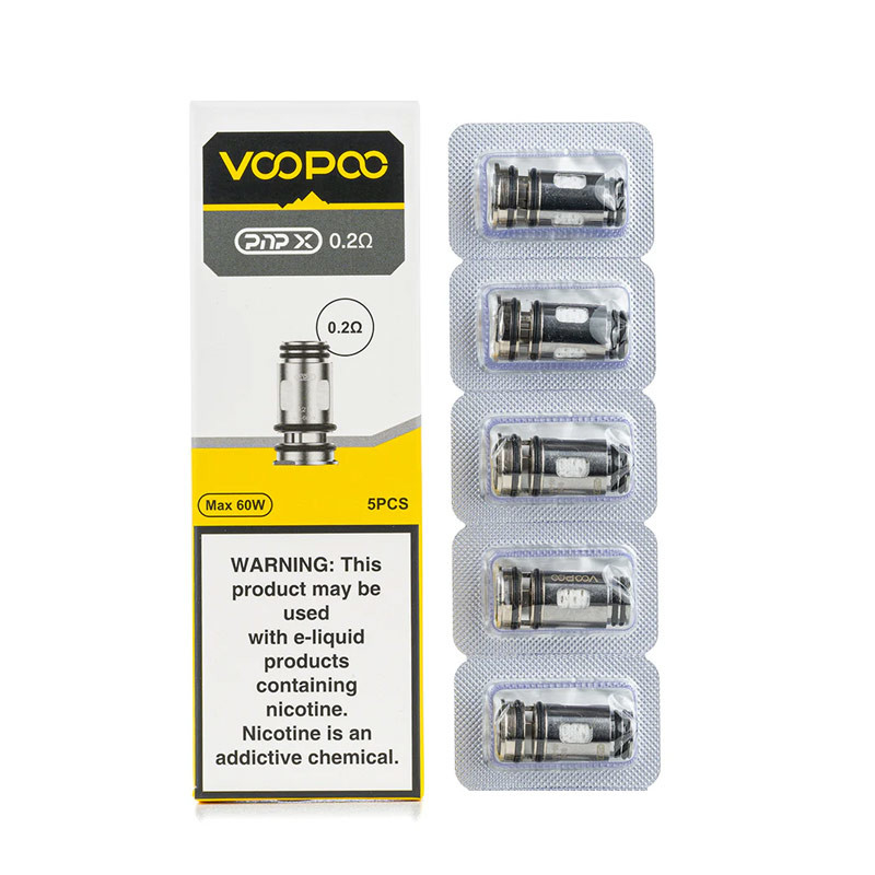 Voopoo PnP X Replacement Coil 5pcs / pack untuk Argus Pro 2 Kit / Drag 5 Kit / Uforce-X Tank / Doric 60 Pro