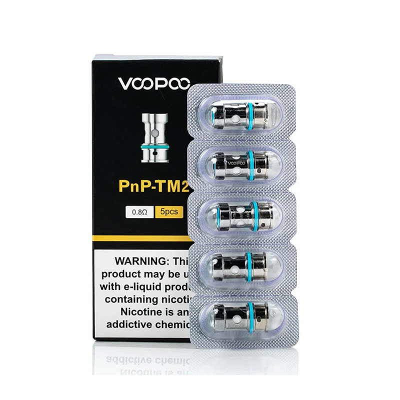 Voopoo PnP Replacement Coils 5pcs/pack untuk Drag Baby/Mini/2/S/X,VINCI Series Kit,Argus Pro,PnP 20/22,V.SUIT