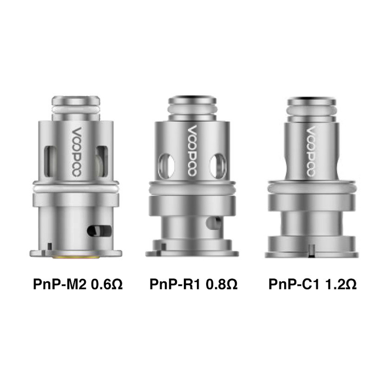 Voopoo PnP Replacement Coils 5pcs/pack untuk Drag Baby/Mini/2/S/X,VINCI Series Kit,Argus Pro,PnP 20/22,V.SUIT